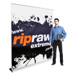 Retractable 2m Wide Mega Banner Stand