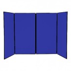 School display boards with plastic safety hinge