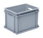 Grey Range Euro Container With Hand Holes - 25 litres (400 x 300 x 270mm)