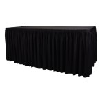 Table Top Cover & Skirting - Plisse Style