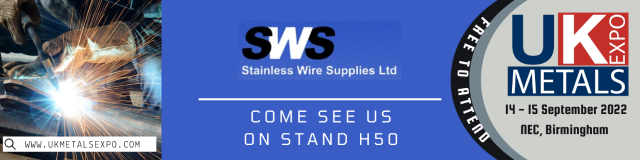 Stainless Wire Supplies Ltd will be attending UK Metals Expo