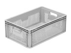Basicline Range (600 x 400 x 220mm) Ventilated Euro Container with Hand Holes