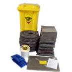 250 Litre General Purpose/Maintenance Spill Kit in Wheeled Bin - KIT17876