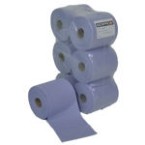 20cm Centre Feed Blue Paper Roll 6 pack - PAP17724