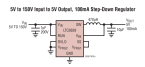 100mA Synchronous Buck Converter Features 150V Input Capability & Just 12µA Quiescent Current
