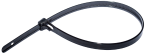 12 X 8Mm Re-Usable Black Nylon Cable Tie