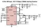 60V Input, Low IQ Inverting DC/DC Controller Simplifies Design by Using Only a Single Inductor