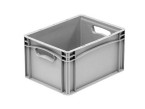 Basicline Range (400 x 300 x 220mm) Euro Container with Hand Holes