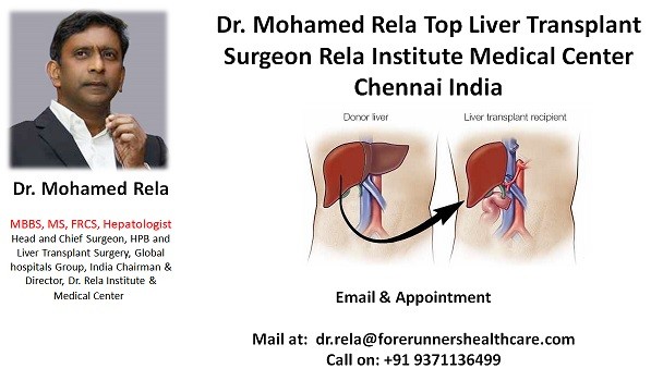 Contact Dr. Mohamed Rela Top Liver Transplant Surgeon at Rela Institute Chennai India