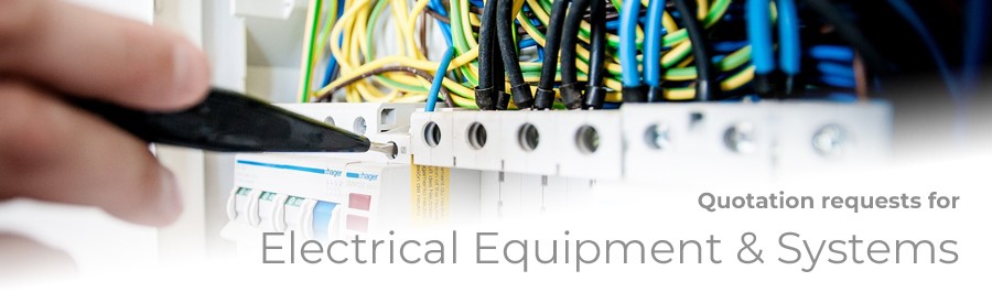Quotation Requests for Electrical Equipment and Systems