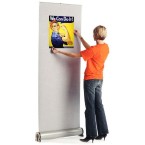 Retractable Fabric Banner Stand