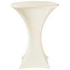 Jersey Stretch Table Cover - Cream 800x800mm