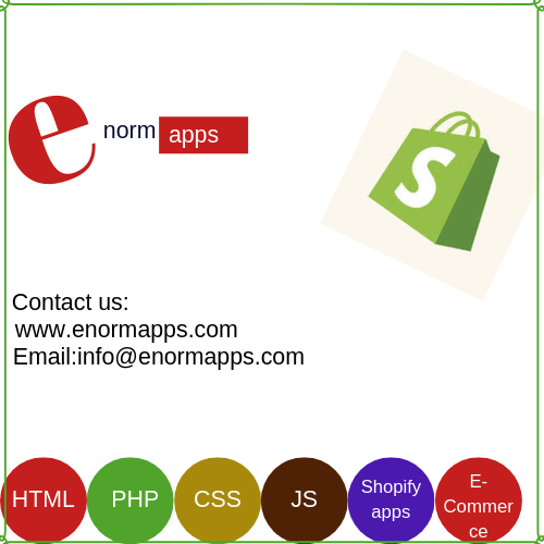 Enormapps shopify apps