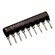 8 Commoned Resistors - 9 Pin Package