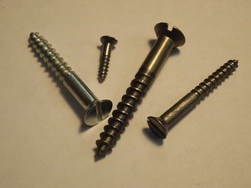 Traditional Slotted Woodscrews