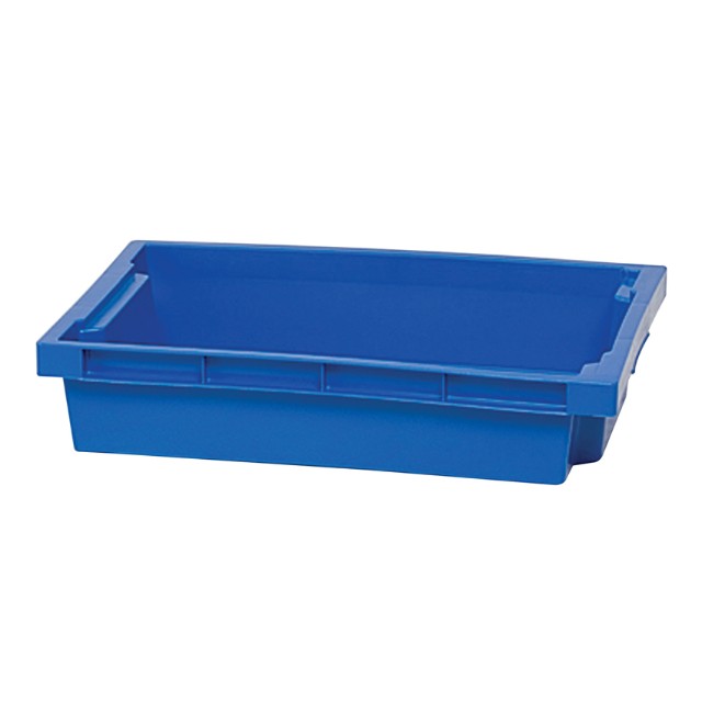 Coloured Plastic 180&#186; Stacking and Nesting Tray (600 x 400 x 125mm) 22 Litres