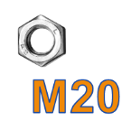 M20 Hexagonal Nut (RH)