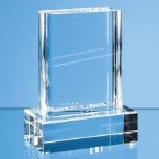 12.5cm Optical Crystal Book Award