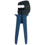 Crimping tool for interchangeable dies 0.1 - 50 mm²