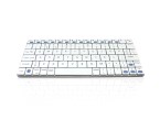 Accuratus Minimus - Minimalist Ultra Sleek Mini Bluetooth® Wireless Keyboard for Mac - White