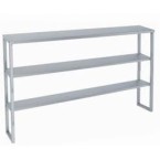 Parry Stainless Steel Lit Chef's Triple Tier Racking 250mm Depth