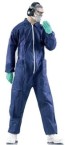 Blue - Single Use Overalls Dust-Tight Non-Certified Products