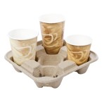 Cup Carry Trays 4 cup