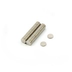 5mm dia x 1mm thick N42 Neodymium Magnet - 0.3kg Pull