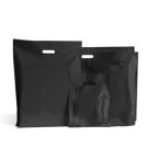 Black Standard Grade Plastic Carrier Bags