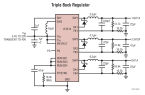 LT3514 - Triple Step-Down Switching Regulator with 100% Duty Cycle Operation