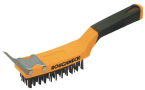 Roughneck Grill Brush with Scraper