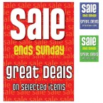 Sale Ends Sunday Poster - 178