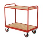 Industrial Tray Trolley with 2 Shelf Trays (Capacity 300kg)