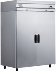 Inomak CF2140/SL Double Door Slim Stainless Steel Freezer