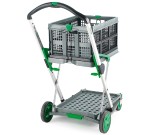 Clever Folding Trolley with One Folding Box (Load capacity 60kg)
