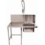 Classeq Pass-Through Table with Spray Mixer - Left Hand