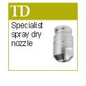 Nozzles for spray drying