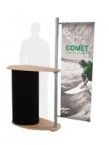 Comet Counter with Integral Pole & Banner