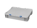 Basicline Euro Container Cases (400 x 300 x 85mm) with Hand Grips