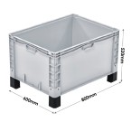 Basicline Plus (800 x 600 x 520mm) Euro Container With Feet
