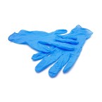 Black Powder Free Nitrile Gloves - Extra Thick 100 Pack - S, M, L, XL