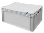 Basicline Euro Container Cases (600 x 400 x 285mm) with Hand Holes