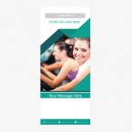 Fitness Banner 4 - Banner Stand 103