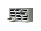 Small Parts Box Cabinet 12 Drawer unit complete with 12 drawers and 12 dividers (72Kg)