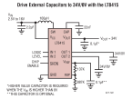 LT8415 - Ultralow Power Boost Converter with Dual Half-Bridge Switches