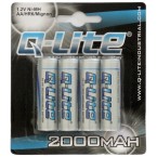 Aa Ni-Mh Rechargeable Battery 4 Pack 2000Mah