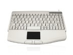 Accuratus 540 - PS/2 Professional Mini Keyboard with Touchpad - White