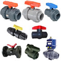 Two Way Ball Valve In Plastic