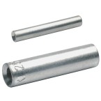 Butt connector for solid conductors, 10 mm², Cu tinned