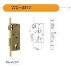 25 / 30/ 35 mm Narrow wood door lock body WD 3312